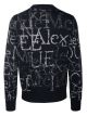 Alexander McQueen pullover black-silver