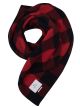 Woolrich scarf black/red
