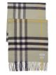 Burberry cashmere reversible scarf greige